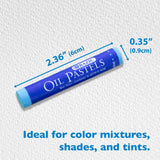 BAZIC 25 Colors Oil Pastels, pack of 12