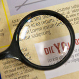 BAZIC 3" Round 2x Handheld Magnifier & 4x Bifocal Inset, pack of 24