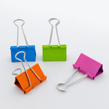 BAZIC Large 2" (51mm) Assorted Color Binder Clip (4/Pack), pack of 24