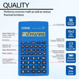 BAZIC 56 Function Scientific Calculator w/ Slide-On Case, pack of 12
