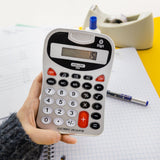 BAZIC 8-Digit Silver Desktop Calculator w/ Tone, pack of 12
