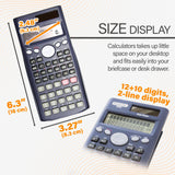 BAZIC 240 Function Scientific Calculator w/ Slide-On Case, pack of 12