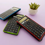 BAZIC 240 Function Fancy color Scientific Calculator w/ Slide-On Case, pack of 12