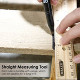 BAZIC 12" (30cm) Wooden Ruler (3/Pack), pack of 24