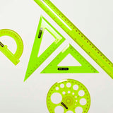 BAZIC 5-Piece Geometry Ruler Combination Sets, pack of 24