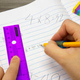 BAZIC 12" (30cm) Ruler w/ Multiplication Prints (4/Pack), pack of 24
