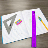 BAZIC 12" (30cm) Ruler w/ Multiplication Prints (4/Pack), pack of 24