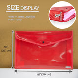 BAZIC V-Flap Legal Size Document Holder, pack of 24