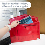 BAZIC V-Flap Legal Size Document Holder, pack of 24