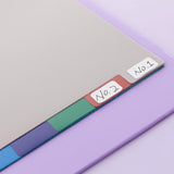 BAZIC Dividers w/ 10-Color Tabs, pack of 24