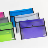 BAZIC Square Flap A4/Letter Size Document Holder, pack of 24