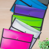 BAZIC Square Flap A4/Letter Size Document Holder, pack of 24