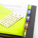 BAZIC Pockets Dividers w/ 5-Insertable Color Tabs, pack of 24