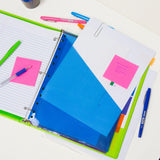BAZIC Pockets Dividers w/ 5-Insertable Color Tabs, pack of 24