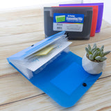 BAZIC 13-Pockets Coupon/Personal Check Size Expanding File, pack of 24