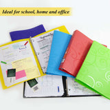 BAZIC 3 Ring Binder 1" Poly Binders Swirl Color Soft Cover, Hold 175 Sheets, 48-Count