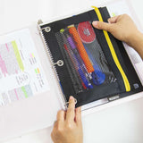 BAZIC 3 Ring Binder 1" Economy Binders White, Hold 175 Sheets, 24-Count
