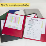BAZIC 3 Ring Binder 1" Economy Binders Assorted Color, Hold 175 Sheets, 24-Count