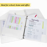 BAZIC 3 Ring Binder 1.5" Economy Binders White, Hold 280 Sheets, 24-Count