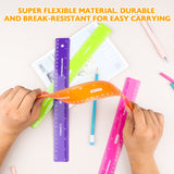 BAZIC 12" (30cm) Shatterproof Flexible Ruler, pack of 24