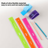 BAZIC 12" (30cm) Shatterproof Flexible Ruler, pack of 24