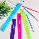 BAZIC 12" (30cm) Shatterproof Flexible Ruler, pack of 24