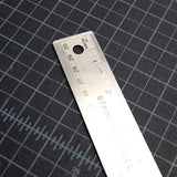 BAZIC 12" (30cm) Stainless Steel Ruler w/ Non Skid Back, pack of 24