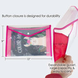 BAZIC V-Flap Clear A4/Letter Size Document Holder, pack of 24