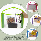 BAZIC V-Flap Clear A4/Letter Size Document Holder, pack of 24