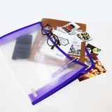 BAZIC V-Flap Clear A4/Letter Size Document Holder, pack of 24
