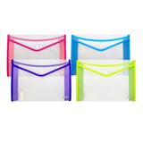 BAZIC V-Flap Clear A4/Letter Size Document Holder, pack of 24