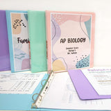 BAZIC 3 Ring Binder 1" Economy View Binders Pastel Color, 175 Sheets, 24-Count
