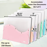 BAZIC Two Tone Letter Size Document Case, pack of 12