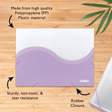 BAZIC Two Tone Letter Size Document Case, pack of 12