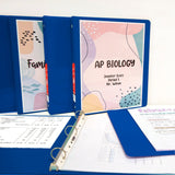 BAZIC 3 Ring Binder 1.5" Economy View Binders-Blue, Round Ring, Hold 250 Sheets Paper, 12-Count