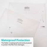 BAZIC Elite Letter Size Clear Document Holders (2/Pack), pack of 24