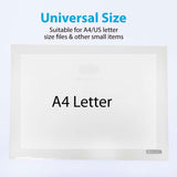 BAZIC Elite Letter Size Clear Document Holders (2/Pack), pack of 24