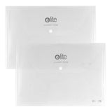 BAZIC Elite Letter Size Clear Document Holders (2/Pack), pack of 24
