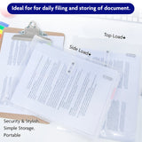 BAZIC Clear Top / Side Loading A4/Letter Size String Envelope (2/Pack), pack of 24