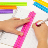 BAZIC 12" (30cm) Ruler w/ Handle Grip, pack of 24