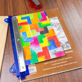 BAZIC Portable 3-Hole Paper Punch, pack of 12