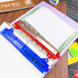 BAZIC Portable 3-Hole Paper Punch, pack of 12