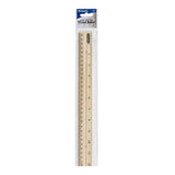 BAZIC 12" (30cm) Wooden Ruler, pack of 24
