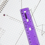 BAZIC 12" (30cm) Jeweltones Color Ruler, pack of 24