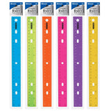 BAZIC 12" (30cm) Jeweltones Color Ruler, pack of 24