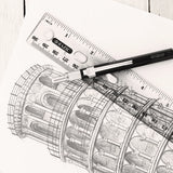 BAZIC 12" (30cm) Clear Ruler, pack of 24
