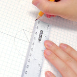 BAZIC 12" (30cm) Clear Ruler, pack of 24