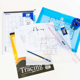 BAZIC Claro 12" (30cm) Transparent Plastic Ruler, pack of 24