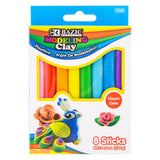 BAZIC 4.8 oz (136g) 8 Primary Color Modeling Clay Sticks, pack of 24