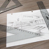 BAZIC 4-Piece Geometry Ruler Combination Sets, pack of 24